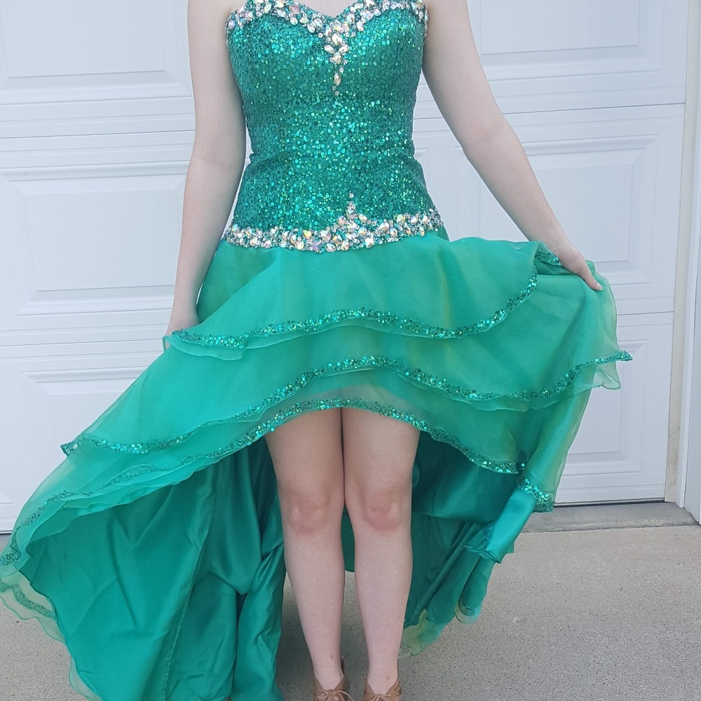 Teal Prom/Pageant Dress